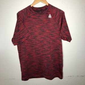 Reebok Men’s Performance Tee Athletic Size Medium (M) Red